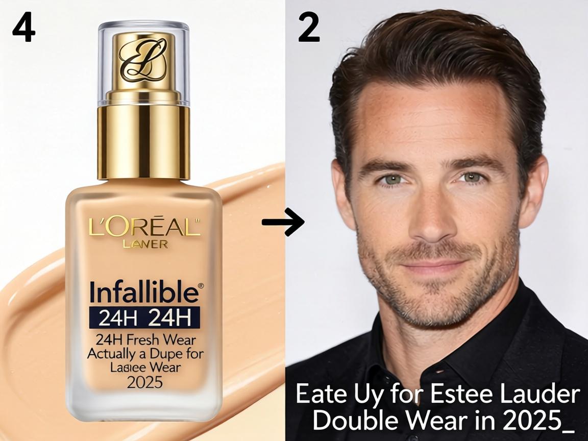 Is L'Oreal Infallible 24H Fresh Wear Actually a $12 Dupe for $52 Estee Lauder Double Wear in 2025_