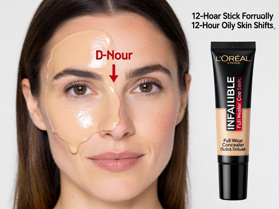 Does L'Oreal Infallible Full Wear Concealer Actually Outlast Its Stick Formula During 12-Hour Oily Skin Shifts_