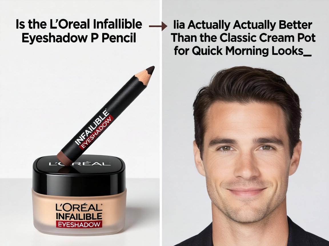 Is the L’Oréal Infallible Eyeshadow Pencil Actually Better Than the Classic Cream Pot for Quick Morning Looks_
